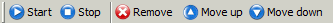 Queue Toolbar Queue Toolbar