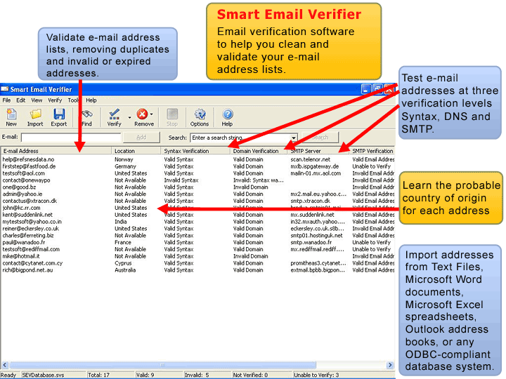 Smart Email Verifier software
