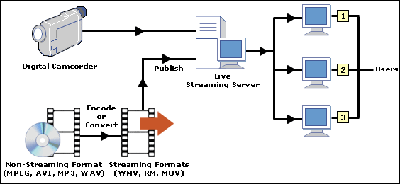 Video Caster - Streaming Process