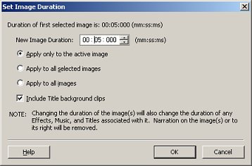Image Duration