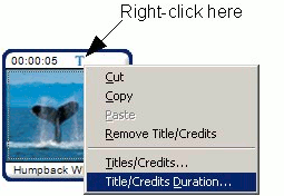 Title/Credits Duration
