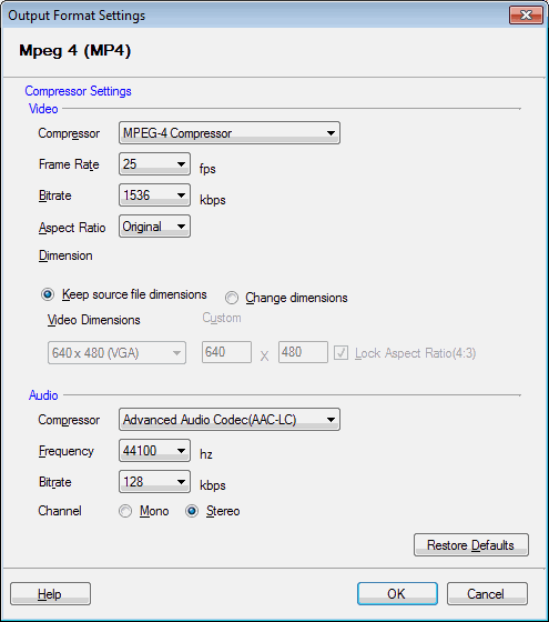 kbps to bitrate converter