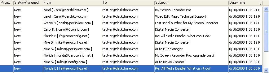 Message List