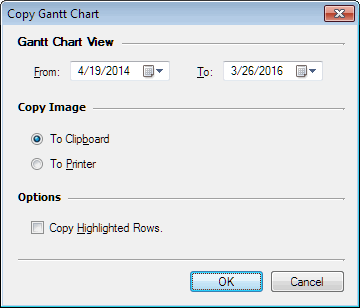 how to copy gantt chart from ms project to word