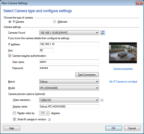 dcomplex ip camera viewer mac port