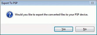 Digital Media Converter Pro - Export files to PSP device