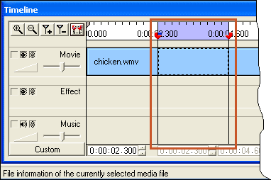 Video Edit Magic - Timeline Selection Sliders